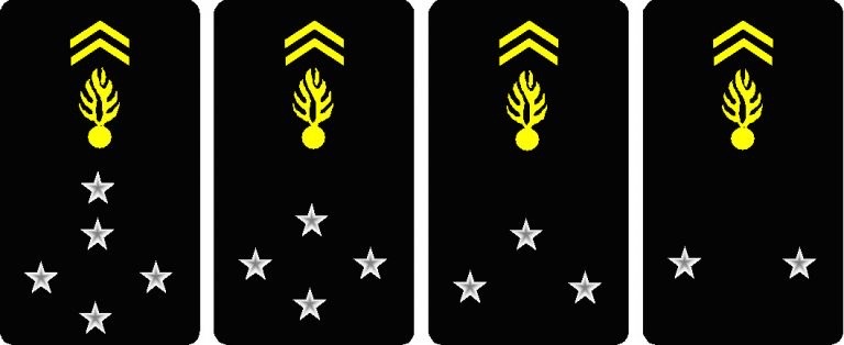 Les grades de la Gendarmerie nationale